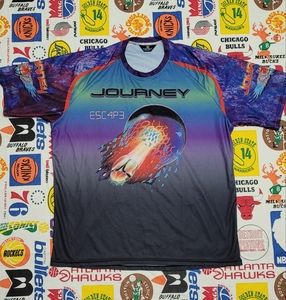 Vintage Journey Escape promotional graphic jersey t shirt